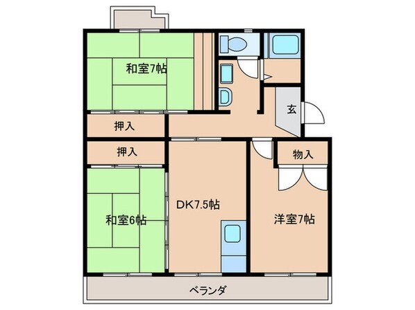 第2三宅ビルの物件間取画像